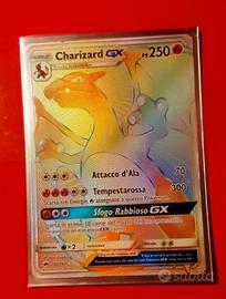 Charizard GX arcobaleno 