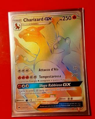 Charizard GX arcobaleno 