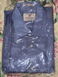  Camicia Uomo Chesterbridge Puro Cotone Viola