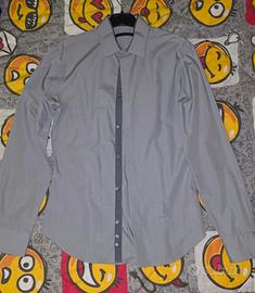 Camicia uomo grigia