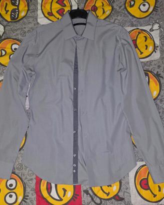 Camicia uomo grigia