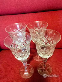 Bicchieri vintage fine cristallo 20 PZ