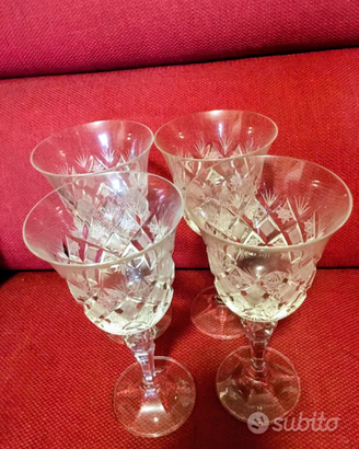 Bicchieri vintage fine cristallo 20 PZ