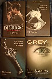 4 romanzi: Trilogia 50sfumature + Gray