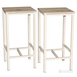 BRASIL SET 2 SGABELLI BAR Cucina