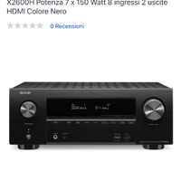 DENON Sintoamplificatore  AVR-X2600H Airplay