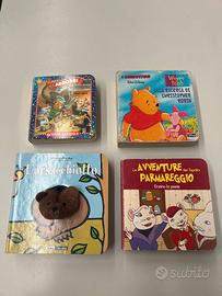 Lotto 4 libri cartonati per bambini
