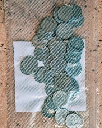 Lotto da 45 monete da 5 lire