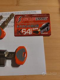 cilindro europeo SECUREMME EVOK64TOP