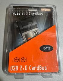 USB 2.0 CardBus ST Lab C-112 – Adattatore 4 Porte