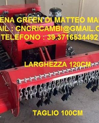 TRINCIA ERBA RAMI E ZAPPATRICE 20CV TELECOMANDATO