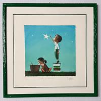 Quadro Fine Art Giclèe D. Santini stelle a volontá