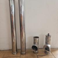 tubi acciaio stufa legna o pellets