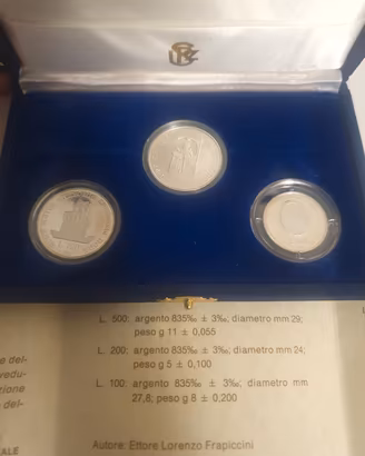 Monete argento Repubblica italiana 
