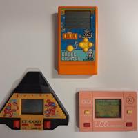 Giochi elettronici vintage set da 3