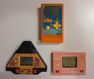 Giochi elettronici vintage set da 3