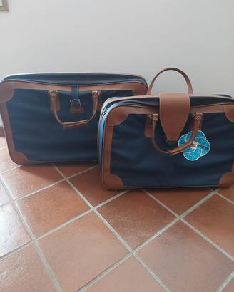 Set 2 Valigie Samsonite Anni 80 con cartellino 