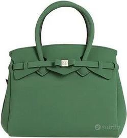 Borsa Save My Bag Colore Verde Militare - Come Nuo