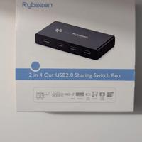 Switch USB 2 PC / 4 porte Rybozen
