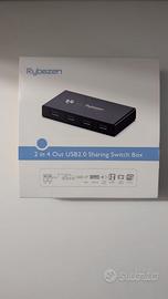 Switch USB 2 PC / 4 porte Rybozen