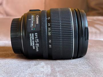 Obiettivo canon 15 85