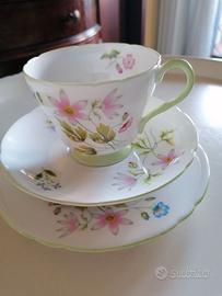 Trio da tè Shelley  verde mela