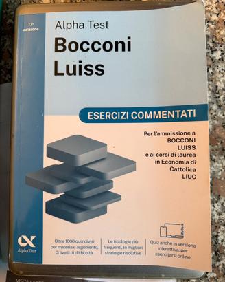Alpha test: esercizi commentati Bocconi e LUISS