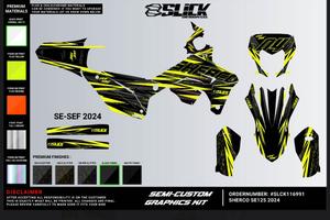 Kit grafiche sherco 125 2024 slick design