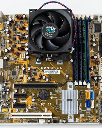 Scheda Madre ASUS M2N68-LA + Athlon 64 + 4GB DDR2