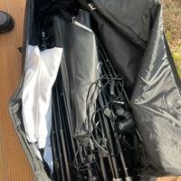 Kit luci con supporti e borsone per trasporto