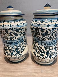 Coppia vasi farmacia