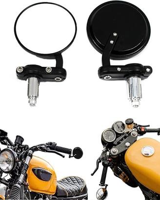 COPPIA RETROVISORI SPECCHIETTI DA MANUBRIO MOTO KY