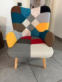 Poltrona patchwork