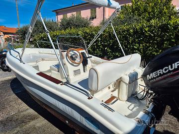 barca open rascala blu e blu Mercury 40cv 