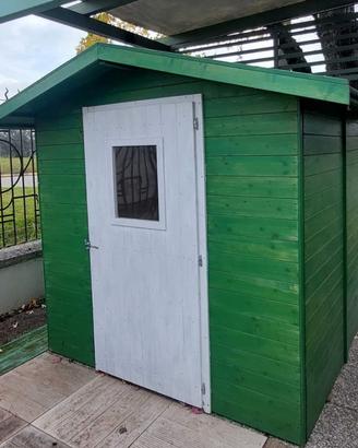 CASETTA IN LEGNO COLORE VERDE