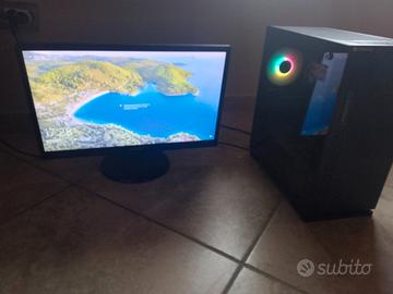 PC completo i3 10gen 16GB RAM + SSD NVMe + monitor