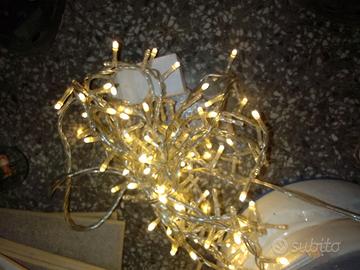 serie luci albero di natale 7 metri con casetta yc