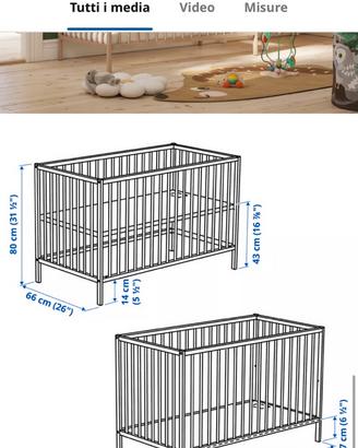 Lettino Ikea bambino