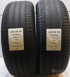 2 GOMME 235 55 18 MICHELIN A1843