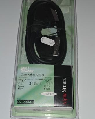 Cavo SCART 21 Poli Alpha Elettronica 1.5m