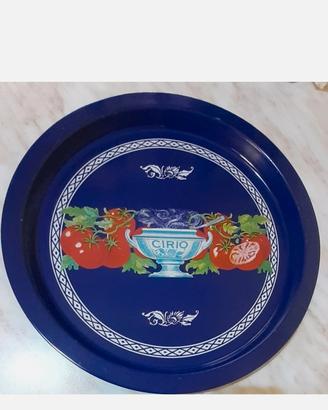 Vassoi Cirio in metallo 33,5 Cm. Made in Italy