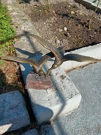 Scultura in bronzo vintage 