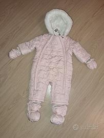 Tuta sci invernale imbottita chicco 62cm - 6 mesi