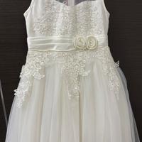 Vestito da cerimonia 14 anni bianco