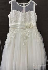 Vestito da cerimonia 14 anni bianco