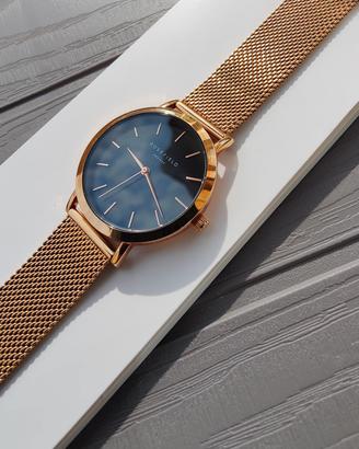 Orologio Donna Rosefield Dorato Quadrante Nero