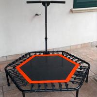 Trampolino con maniglia incluso x fitness