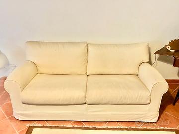 Divano letto 2 posti in tessuto sfoderabile