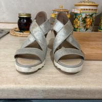 Espadrillas Flamenquitas Argento Glitter