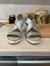 Espadrillas Flamenquitas Argento Glitter